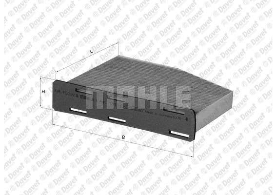MAHLE LAK181 Polen Filtresi Caddy Iii-Jetta Iii-Passat-Touran-Golf V 1.4-16fsi-1.4tsi-1.6tdi-1.8tsi-1.9tdi-2.0tdi (Karbonlu)